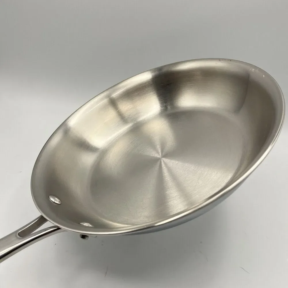 Tramontina Gourmet Tri-Ply Clad Stainless Steel Frying Pan 8in Silver